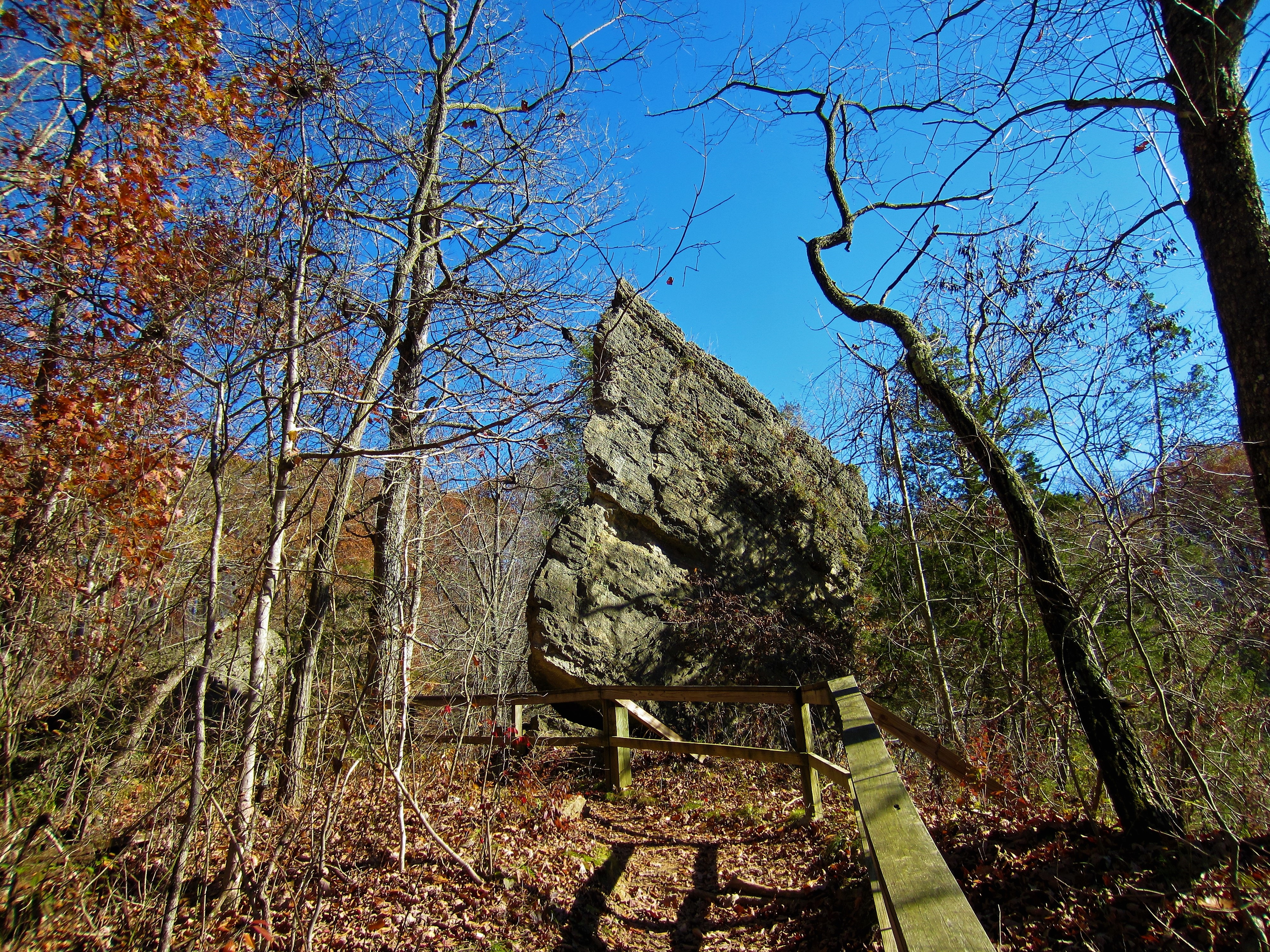 Rock formation at Clifty Falls State Park